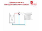 Привод Wester S11 MOD X 20758-K AC/DC 24 V AC/DC 75s/90° 10 Nm